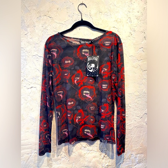 Killstar Tops - KillStar Levi mesh shirt